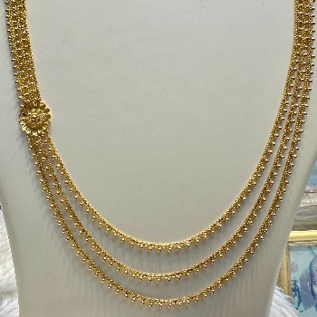 Classic Gold Multi-Layered Mala or Haar with Floral Motif-https://s3.ap-south-1.amazonaws.com/prod-media-vyaparify-com/vcards/products/195682/product_1745413878_6808e6f61f9a8.png Image