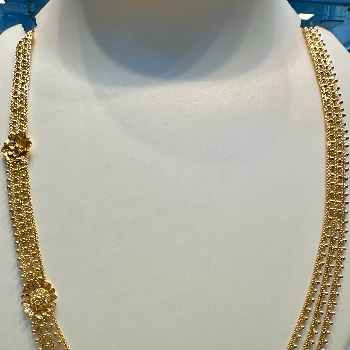 Classic Gold Multi-Layered Mala or Haar with Floral Motif-https://s3.ap-south-1.amazonaws.com/prod-media-vyaparify-com/vcards/products/195684/product_1745413878_6808e6f655382.png Image