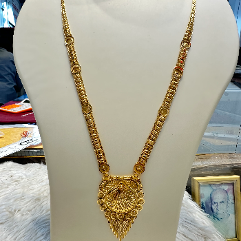 Antique Gold Temple-Inspired Pendant Necklace with Coin Detailing-https://s3.ap-south-1.amazonaws.com/prod-media-vyaparify-com/vcards/products/195797/product_1745416272_6808f050a6826.png Image