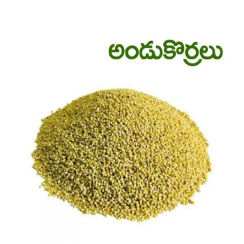  ANDU KORRALU BROWN TOP MILLET WELCOME SUPER MARKET #81/155/11/5. Parvathi Nagar, Bansuri Hotel Building. Opp. Register Office, Kurnool