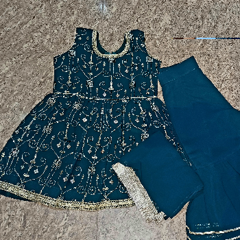  Green Ethnic set BHINDER FASHION FIESTA NEAR TEHSIL, Kalanaur S.O (Gurdaspur), Gurdaspur,