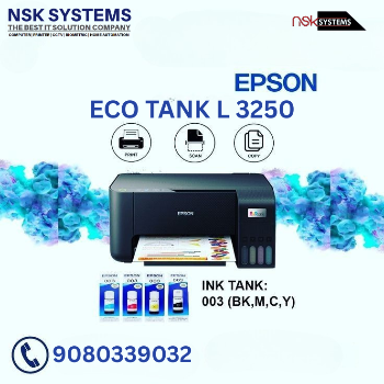 Epson L3250 Wi-Fi Printer in Erode | N S K Systems N S K SYSTEMS Erode 114/15A AMARAVATI STREET, Veerappanchatram, Tamil Nadu, 638004