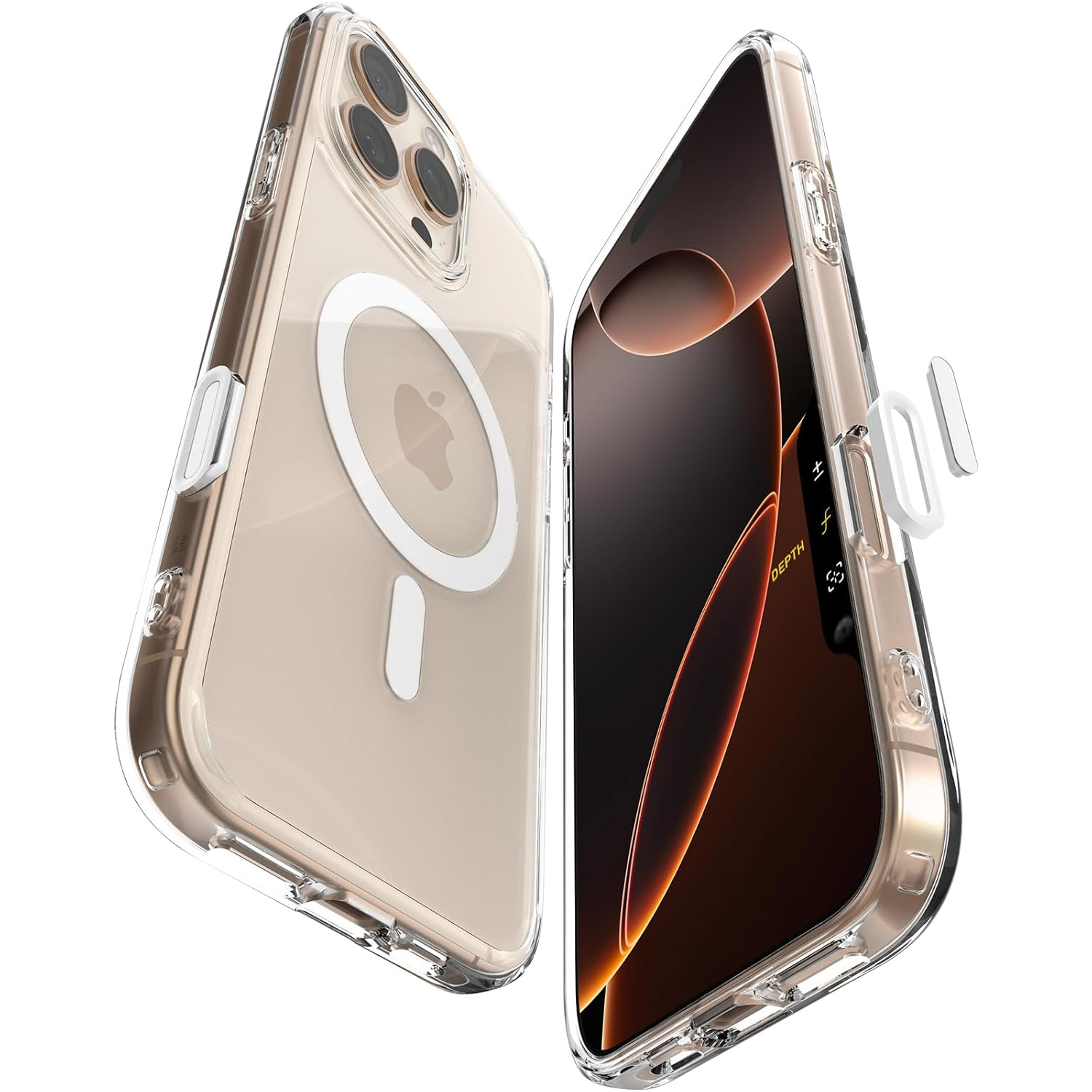 Spigen Ultra Hybrid T Magfit Back Cover Case Compatible with iPhone 16 Pro Max (TPU + Poly Carbonate | White)-https://s3.ap-south-1.amazonaws.com/prod-media-vyaparify-com/vcards/products/224551/product_1747044128_6821c720dd484.png Image