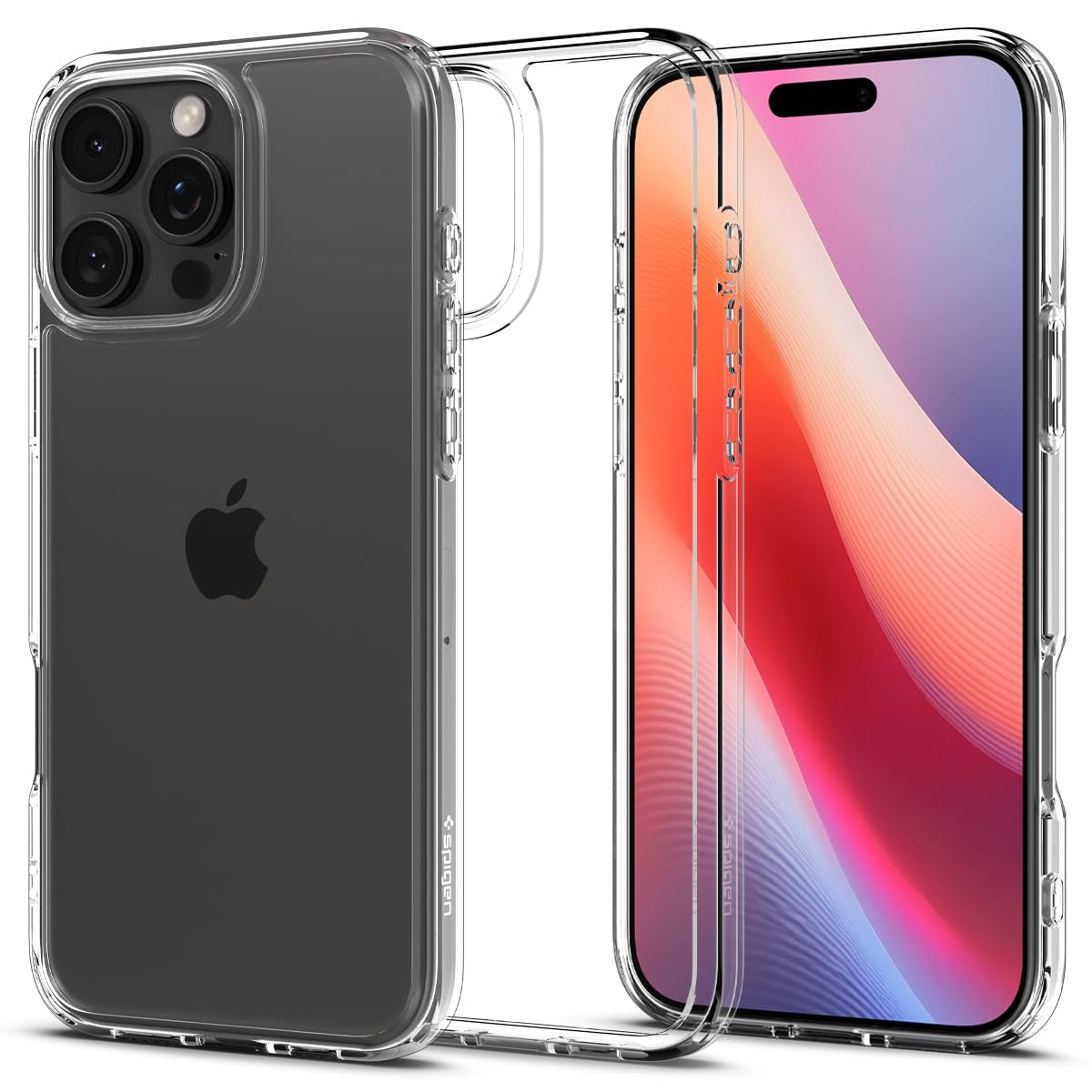 Spigen Ultra Hybrid Back Cover Case Compatible with iPhone 16 Pro (TPU + Poly Carbonate | Crystal Clear)-https://s3.ap-south-1.amazonaws.com/prod-media-vyaparify-com/vcards/products/224608/product_1747044678_6821c946af437.png Image