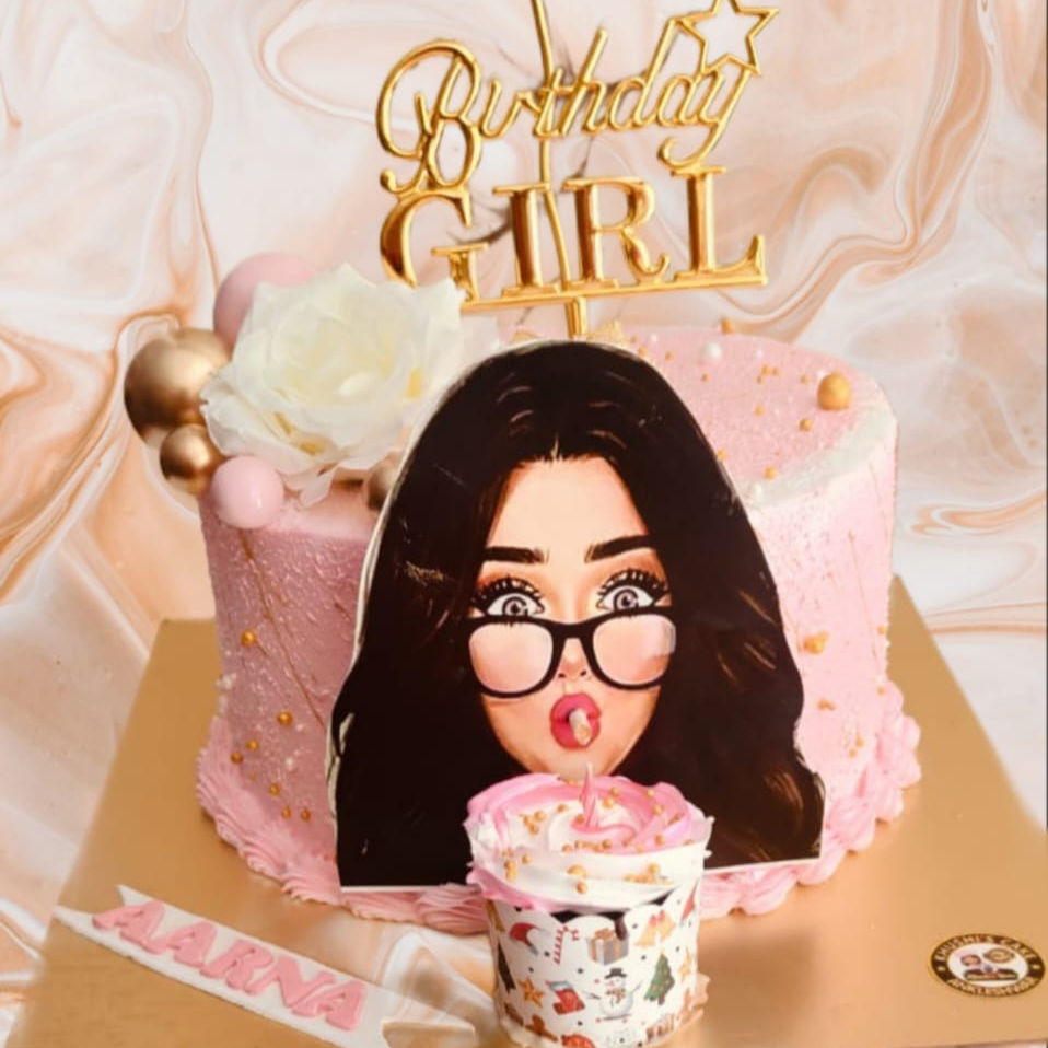  custom-Designed cake KHUSHI CAKES GF 02 REAL RESIDENCY NR JALDHARA CHOKDI GIDC ANKLESHWAR