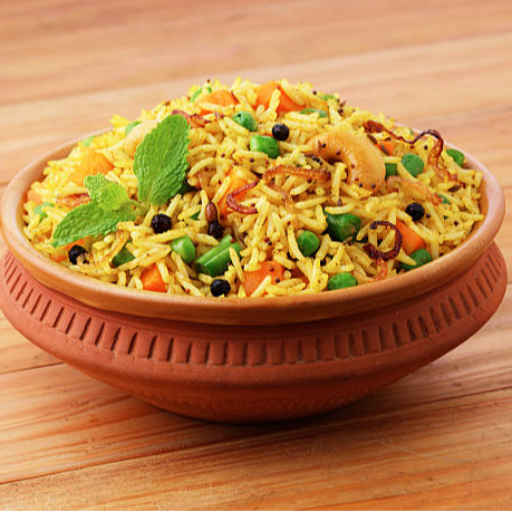  Veg and paneer Biryani KIDS PIZZA CAFE AND FAMILY RESTAURANT Near Overbridge Ramchaura Alina Bad, Sonauli Road,