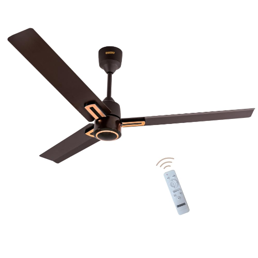 USHA AeroEdge Plus 1200mm BLDC Ceiling Fan with IR Remote | LED Indicator | BEE 5 Star Rated Energy Efficient | 100% Copper Motor | High Air Delivery 220CMM | 2 Year Warranty | (Smoke Brown)-https://s3.ap-south-1.amazonaws.com/prod-media-vyaparify-com/vcards/products/241060/product_1747574288_6829de107a53d.png Image