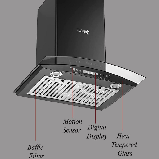 BLOWHOT Electra S BAC MS, Black Chimney 60 Cm 1200 m3/hr, Features Motion Sensor, Baffel Filter With Recycling Mode, Metal Blower-https://s3.ap-south-1.amazonaws.com/prod-media-vyaparify-com/vcards/products/241084/product_1747578310_6829edc64b25d.png Image