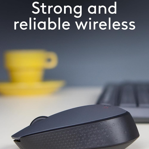 Logitech M170 Wireless Mouse, 2.4 GHz with USB Mini Receiver, Optical Tracking, 12-Months Battery Life, Ambidextrous PC/Mac/Laptop - Grey/Black-https://s3.ap-south-1.amazonaws.com/prod-media-vyaparify-com/vcards/products/241095/product_1747579475_6829f25348d17.png Image