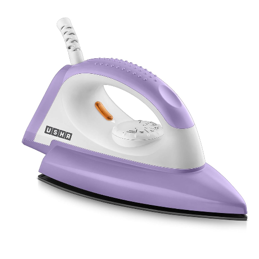USHA ARMOUR AR1100WB 1100W Dry Iron (Purple, White)-https://s3.ap-south-1.amazonaws.com/prod-media-vyaparify-com/vcards/products/241110/product_1747579980_6829f44c7b3ba.png Image