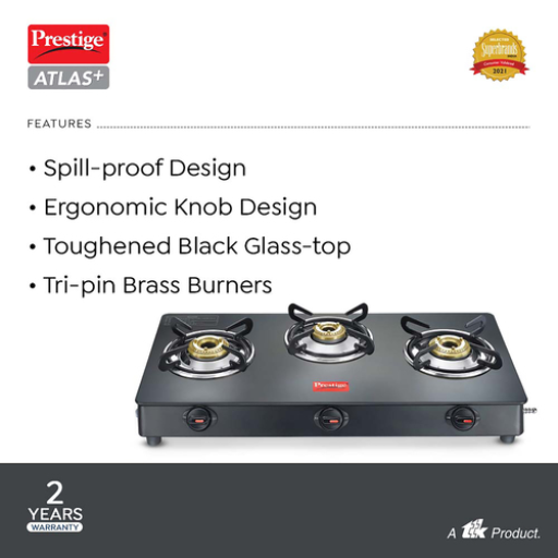 Prestige Atlas Glass Manual Gas Stove  (3 Burners) GTA-03-https://s3.ap-south-1.amazonaws.com/prod-media-vyaparify-com/vcards/products/244507/product_1747722761_682c22097497e.png Image
