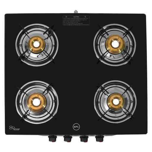 BPL Glass Top 4 Burner Gas Stove with Toughened Glass Top, Brass Burner & Valve, Nylon Base Knobs- 4BR-https://s3.ap-south-1.amazonaws.com/prod-media-vyaparify-com/vcards/products/244796/product_1747724537_682c28f91f5cb.png Image