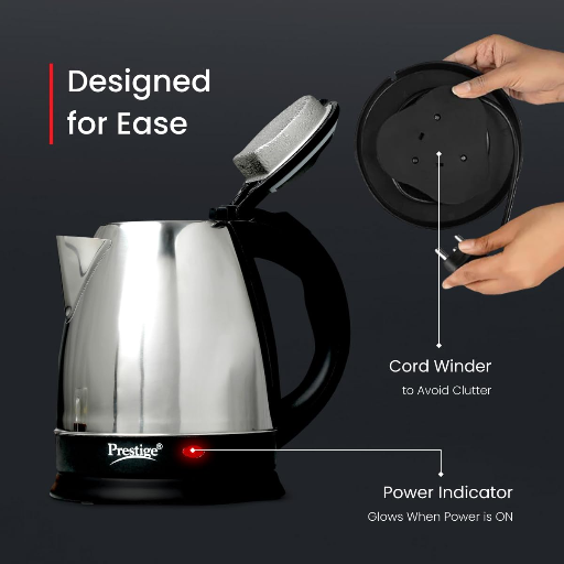 Prestige 1.5 Litres Electric Kettle (PKOSS 1.5)|1500W | Silver - Black| Automatic Cut-off | Stainless Steel | Rotatable Base | Power Indicator | Single-Touch Lid Locking-https://s3.ap-south-1.amazonaws.com/prod-media-vyaparify-com/vcards/products/246875/product_1747744458_682c76cac7be8.png Image
