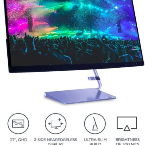 Lenovo 27 inch UWQHD Ultra Slim Bezel Monitor (Q27q-10) (Response Time: 4 ms, 75 Hz Refresh Rate)-https://s3.ap-south-1.amazonaws.com/prod-media-vyaparify-com/vcards/products/250804/product_1747919355_682f21fb74c74.png Image