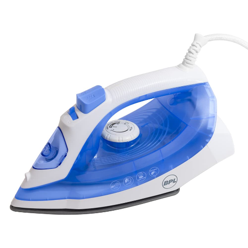 BPL Steam Iron 1200W (BSIG20212) - Blue & White-https://s3.ap-south-1.amazonaws.com/prod-media-vyaparify-com/vcards/products/250862/product_1747920416_682f2620d50e1.png Image