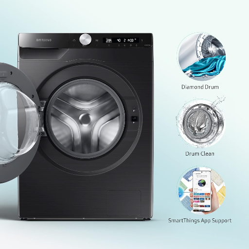 Samsung 9 Kg 5 Star Wi-Fi Inverter Fully-Automatic Front Loading Washing Machine Appliance (WW90T504DAB1TL, Black Caviar, In-Built Heater)-https://s3.ap-south-1.amazonaws.com/prod-media-vyaparify-com/vcards/products/256288/product_1748091974_6831c44676625.png Image