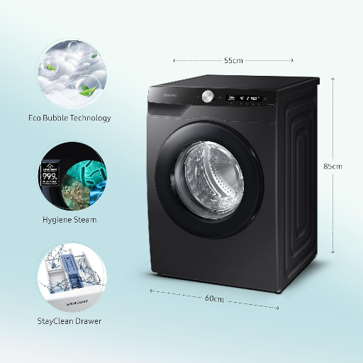 Samsung 9 Kg 5 Star Wi-Fi Inverter Fully-Automatic Front Loading Washing Machine Appliance (WW90T504DAB1TL, Black Caviar, In-Built Heater)-https://s3.ap-south-1.amazonaws.com/prod-media-vyaparify-com/vcards/products/256289/product_1748091974_6831c446870c9.png Image