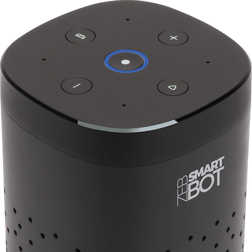 Zebronics Zeb-Smart Bot 5W Wi-Fi Smart Speaker with Ir Blaster, Alexa Built-in, Works with iOS and Android Smartphones (Black)-https://s3.ap-south-1.amazonaws.com/prod-media-vyaparify-com/vcards/products/256603/product_1748159251_6832cb130326a.png Image
