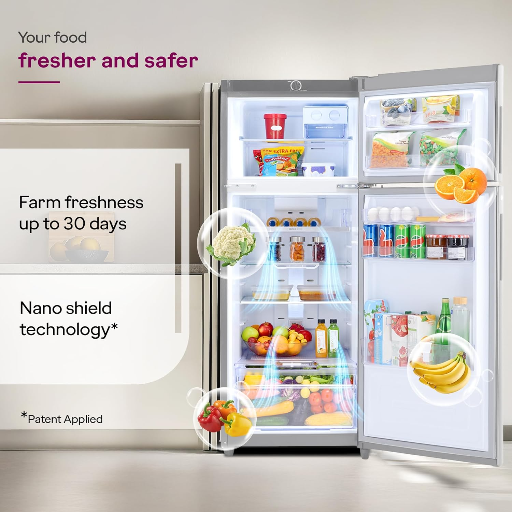 Godrej Eon Alpha 238 Litres 2 Star Frost Free Double Door Refrigerator with Cool Balance Technology (RT EONALPHA 270B RI, Steel Glow)-https://s3.ap-south-1.amazonaws.com/prod-media-vyaparify-com/vcards/products/256623/product_1748161063_6832d2273dff2.png Image