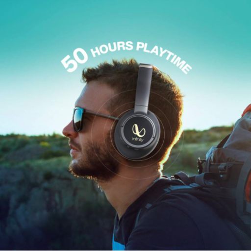 Infinity (JBL) Glide 4000, Wireless Over Ear Headphone with Mic, Upto 50Hrs Playtime, 40mm Dynamic Drivers, 4 EQ Modes, NFC, AUX & Bluetooth 5.0 with Voice Assistant Support for Mobile Phones (Black)-https://s3.ap-south-1.amazonaws.com/prod-media-vyaparify-com/vcards/products/256746/product_1748180144_68331cb0dc15b.png Image