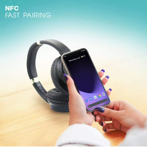 Infinity (JBL) Glide 4000, Wireless Over Ear Headphone with Mic, Upto 50Hrs Playtime, 40mm Dynamic Drivers, 4 EQ Modes, NFC, AUX & Bluetooth 5.0 with Voice Assistant Support for Mobile Phones (Black)-https://s3.ap-south-1.amazonaws.com/prod-media-vyaparify-com/vcards/products/256748/product_1748180145_68331cb125b20.png Image