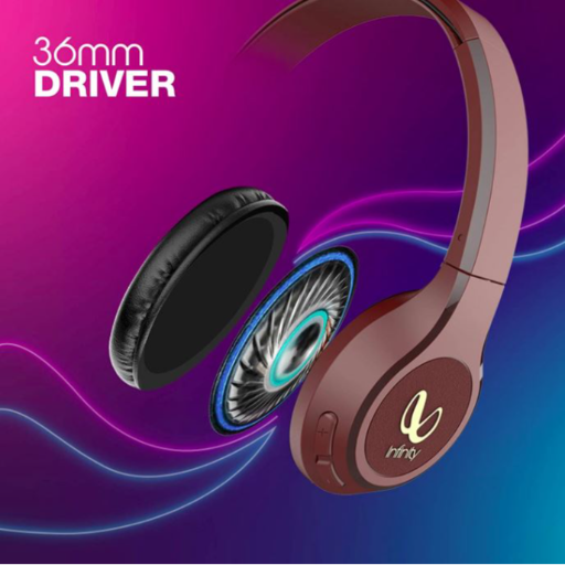 Infinity (JBL) Glide 510, 72 Hrs Playtime with Quick Charge, Wireless On Ear Headphone with Mic, Deep Bass, Dual Equalizer, Bluetooth 5.0 with Voice Assistant Support (Red)-https://s3.ap-south-1.amazonaws.com/prod-media-vyaparify-com/vcards/products/256760/product_1748180886_68331f9642339.png Image