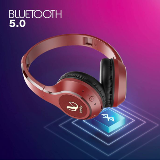 Infinity (JBL) Glide 510, 72 Hrs Playtime with Quick Charge, Wireless On Ear Headphone with Mic, Deep Bass, Dual Equalizer, Bluetooth 5.0 with Voice Assistant Support (Red)-https://s3.ap-south-1.amazonaws.com/prod-media-vyaparify-com/vcards/products/256761/product_1748180886_68331f965831a.png Image