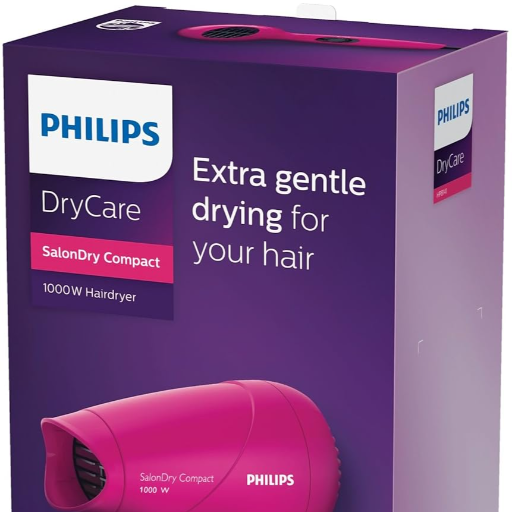 PHILIPS Hair Dryer (1000W, Pink)-https://s3.ap-south-1.amazonaws.com/prod-media-vyaparify-com/vcards/products/257703/product_1748240839_683409c7d3a38.png Image