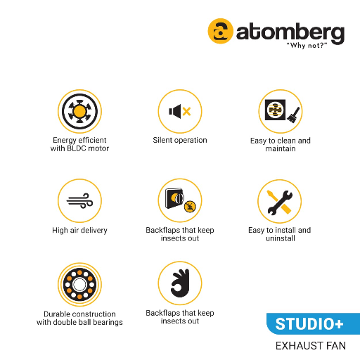 atomberg Studio+ 150mm (sweep size) BLDC motor Energy Saving Exhaust Fan (Stainless Steel)-https://s3.ap-south-1.amazonaws.com/prod-media-vyaparify-com/vcards/products/257818/product_1748242564_68341084b98cd.png Image