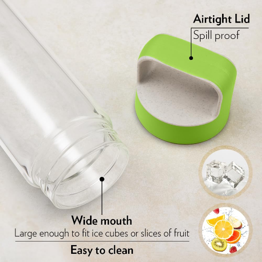 Borosil Neo Glass Water Bottle, Water Bottle for Fridge, Borosilicate Glass, Extreme Temperature Resistant, For Hot & Cold Water, Milk, Lassi, Juice, Steel Lid, 550 ml-Green-https://s3.ap-south-1.amazonaws.com/prod-media-vyaparify-com/vcards/products/257933/product_1748244110_6834168ef0ce8.png Image