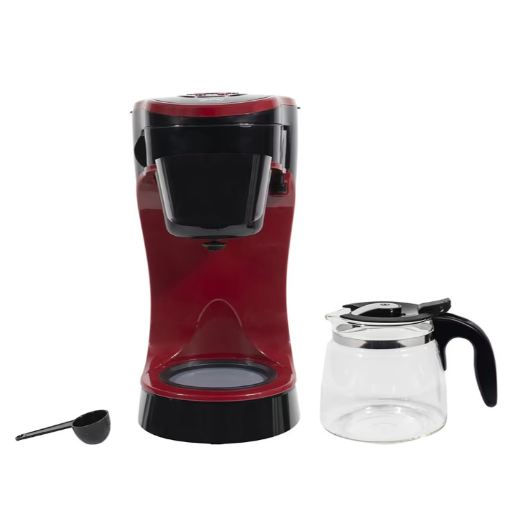 BPL 720ml 750W 6-Cup Coffee Maker with Digital Display with Timer, Removable Filter, Glass Carafe Jar, Water level Indicator, 2 Years Warranty, Black & Cherry Maroon-https://s3.ap-south-1.amazonaws.com/prod-media-vyaparify-com/vcards/products/257997/product_1748245244_68341afcd807d.png Image