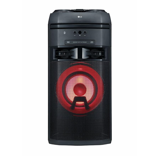 LG OK55 500W, for Karaoke Playback, Recording, Echo Effects and Vocal Effects, DJ Effects, DJ Wheel, DJ Loop, Party Thruster, DJ Pad and Multi-Color Lighting, Bass Blast, XBOOM App (Black)-https://s3.ap-south-1.amazonaws.com/prod-media-vyaparify-com/vcards/products/258934/product_1748260525_683456ad92eb7.png Image