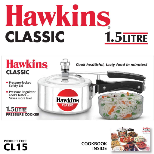Hawkins Classic (CL15) 1.5 L Pressure Cooker (Aluminium)-https://s3.ap-south-1.amazonaws.com/prod-media-vyaparify-com/vcards/products/259030/product_1748263694_6834630ea3774.png Image