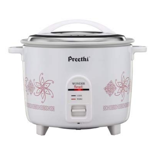 Preethi Rice Cooker 1.0L, Wonder Rangoli(5 Year Warranty on Heating Coil)-https://s3.ap-south-1.amazonaws.com/prod-media-vyaparify-com/vcards/products/259088/product_1748264820_68346774570ca.png Image