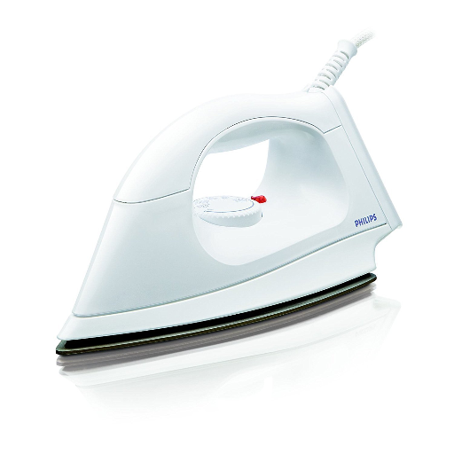 Philips HI113 1000 Watts Plastic Body PTFE Coating Dry Iron-https://s3.ap-south-1.amazonaws.com/prod-media-vyaparify-com/vcards/products/262644/product_1748441994_68371b8aa6b5f.png Image