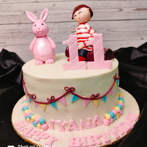  Bunny Fondant Cake | Custom Theme Cake in New Alipore Kolkata PRIGO New Alipore, 9 Buroshibtala  Main Road Behala