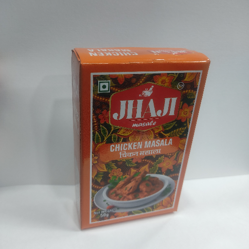  Chiken masala (50g) M S JHAJI MASALE SHOP NO. 5 CHANDIGARH ENCLAVE BISHANPUR, Mohali, Punjab, 140603