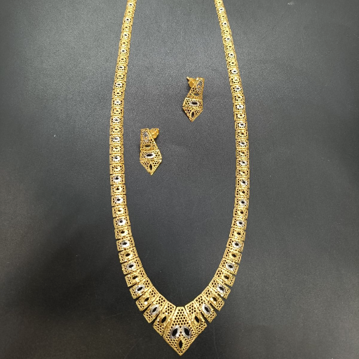  Turkish Necklace with Earring Set in Belagavi, Karnataka – Exotic Jewellery Designs SHASHIKANT DINANATH KAREKAR JEWELLERS 2012 GANPAT GALLI, BELAGAVI, Karnataka, 590001