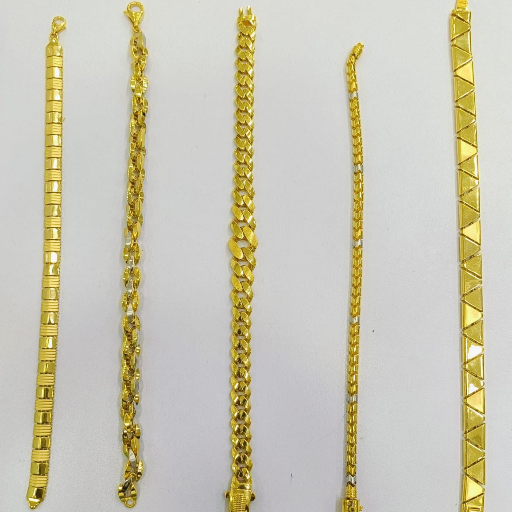  Gents Gold Bracelet in Belagavi, Karnataka – Modern Men’s Jewellery SHASHIKANT DINANATH KAREKAR JEWELLERS 2012 GANPAT GALLI, BELAGAVI, Karnataka, 590001