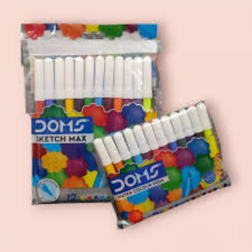 Doms Water Colour Pens (sketch pens)-https://s3.ap-south-1.amazonaws.com/prod-media-vyaparify-com/vcards/products/297711/product_1750950671_685d630fd5967.png Image