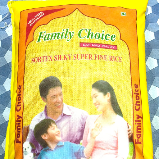  Family choice sortex silky super fine rice SRI CHOWDESHWARI RICE TRADERS #15, Ground Floor,1st Cross, Escorts Colony,Attur Layout, Yelahanka, Bengaluru -560064