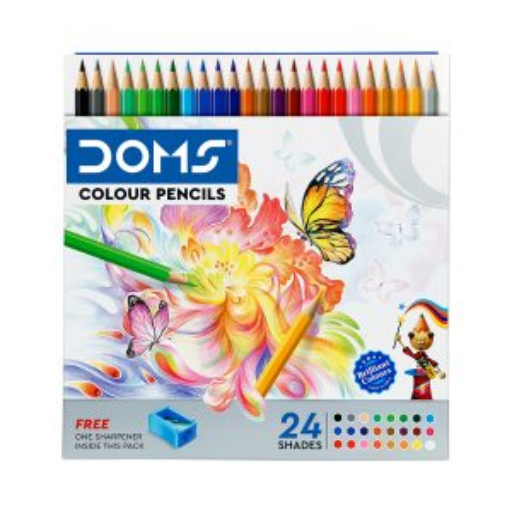 DOMS Colour Pencil 24 Shades-https://s3.ap-south-1.amazonaws.com/prod-media-vyaparify-com/vcards/products/297958/product_1751030901_685e9c7500236.png Image