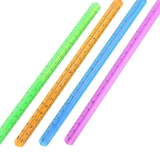  Triangular Plastic Ruler scale, 15 cm, Assorted Colours SANKARARAO KOTA D No 11 -258,Near Yogita Priya Supplier, Lakshminagar, Visakhapatnam,530027,