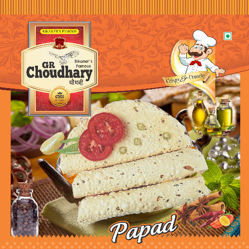  Light Masala Papad 1kg G R FOODS Inside Kotegte, Joshiwara