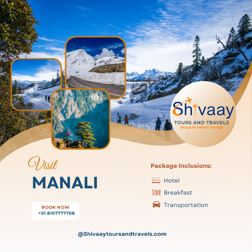  Manali Tour Package from Jaipur SHIVAAY TOURS AND TRAVELS FIRST FLOOR FF11B JTM MALL B 2 JAGATPURA ROAD NEAR JAGATPURA FLYOVER MODEL TOWN JAIPUR