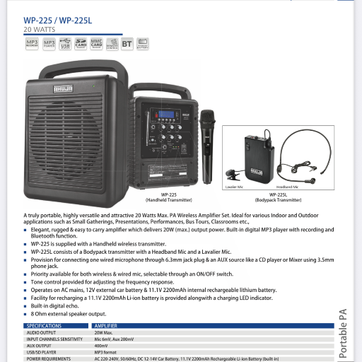  Ahuja WP-225 Pappu Radio And Watch Co Dogra Chowk, Jammu