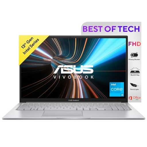  ASUS Vivobook 15, Intel Core i3-1315U 13th Gen, 15.6" (39.62 cms) FHD, Thin and Light Laptop (8GB RA UMA ENTERPRISE PARADISE CHOWMAHUNI, NEAR AGARTALA CITY CENTER