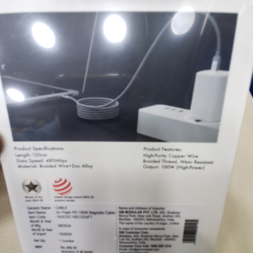  Gm flash pd 100w magnetic cable HONGKONG MOBILE NA COMPLEX 4/5 100 Feet Road Vijaya Nagar Velachery, Chennai, Tamil Nadu, 600042