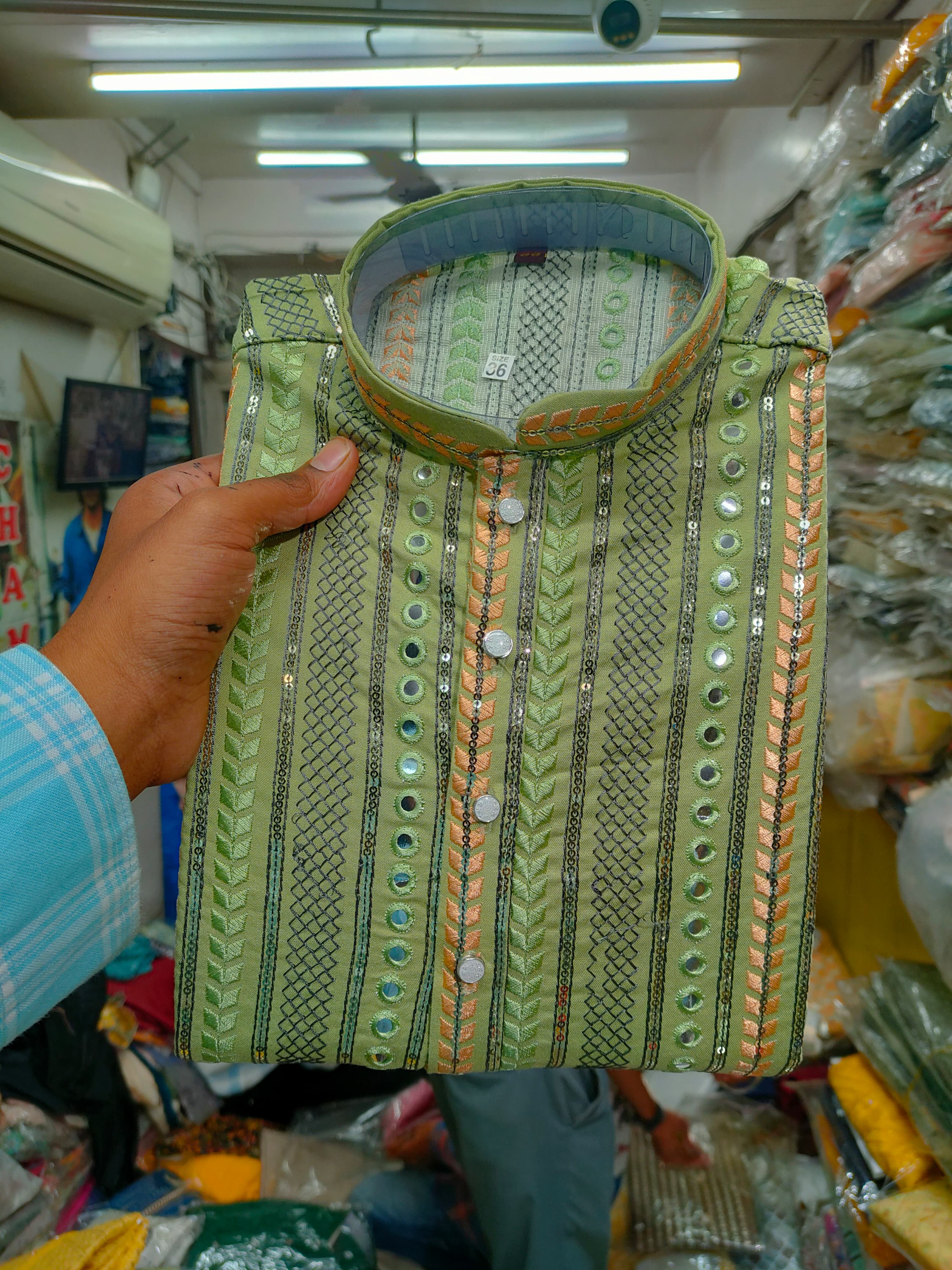 Designer Men's Kurtas-https://s3.ap-south-1.amazonaws.com/prod-media-vyaparify-com/vcards/products/35698/Designer-Men%27s-Kurtas.jpeg Image