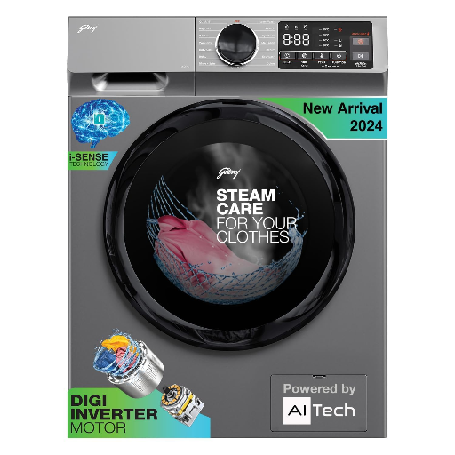 Godrej 8 Kg 5 Star, With AI Tech, Digi Inverter Fully-Automatic Front Load Washing Machine (2024 Model, WFEON CEL 8014 IEBT SLSR-https://s3.ap-south-1.amazonaws.com/prod-media-vyaparify-com/vcards/products/359320/product_1758356261_68ce6325406b2.png Image